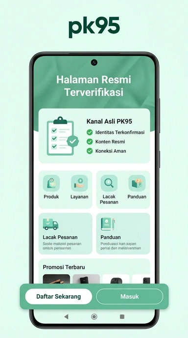 Halaman Resmi Unduh APK pk95 untuk Android